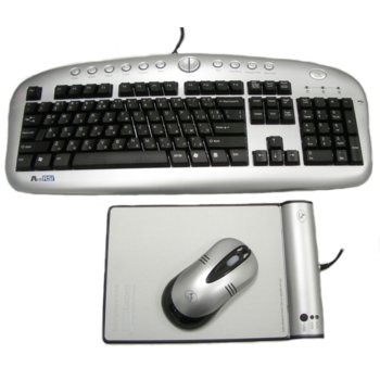 A4 KBS-2850, +Mouse Optical&Cordless, PS/2