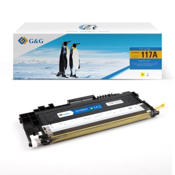 Тонер касета за HP Color Laser MFP 179fnw/MFP 178nw/150nw - Yellow - NT-PH2072Y - G&G - Неоригинална, заб.: 700 брой копия | JAR Computers G&G NT-PH2072Y