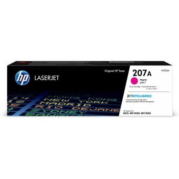 Тонер касета за HP Color LaserJet Pro M255/MFP M282/283, Magenta, W2213A, Заб.: 1250 брой копия | JAR Computers HP 207A Magenta