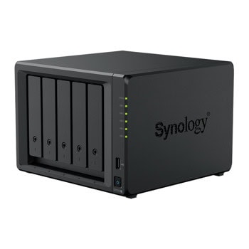 Мрежови диск (NAS) Synology DS1525+, четириядрен AMD Ryzen V1500B 2.2GHz, без твърд диск, 2x 2.5GbE RJ-45, 2x USB 3.2 Gen 1 | JAR Computers Мрежови Synology DS1525+