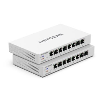 Суич Netgear GC108PP 8 x POE auto VoIP and Video