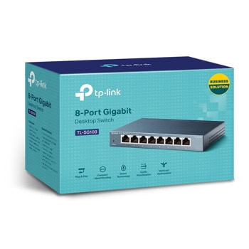 Switch TP-Link TL-SG108 1000Mbs 8Port