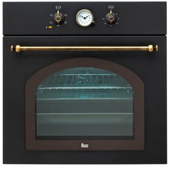 Фурна за вграждане Teka HR 550, 65л. обем, 5 програми, ретро дизайн, охлаждаща система с вентилатор и сместителна камера, енергиен клас А, антрацит | JAR Computers Teka HR 550 anthracite