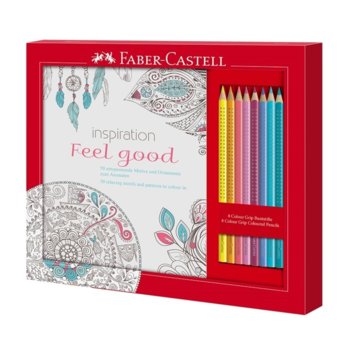 Faber-Castell Feel Good 8 цвята Grip книжка за оцв