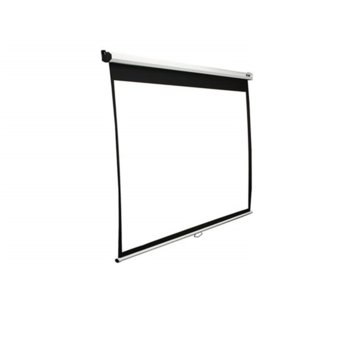 Екран Elite Screens Manual, 85" (215.9 cm), за стена/таван, 2 г. гаранция | JAR Computers Elite Screen M85XWS1 85 White