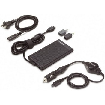 NEW Lenovo 90W/18V Ultraslim AC/DC Combo Adapter WITH DUAL CHARGING CABLE | JAR Computers Lenovo 90W/18V Ultraslim AC/DC Combo Adapter