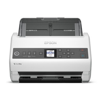 Скенер Epson WorkForce DS-730N, 600 x 600 dpi, A4, двустранно сканиране, ADF, USB, LAN | JAR Computers Epson WorkForce DS-730N