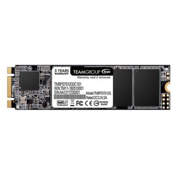 Памет SSD 512GB TeamGroup MS30, SATA III 6Gb/s, M.2 2280, скорост на четене 530 MB/s, скорост на запис 430 MB/s | JAR Computers TeamGroup 512GB MS30 M.2 2280