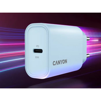 Зарядно устройство Canyon OnCharge 30CL синьо