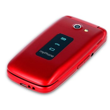 GSM myPhone Rumba (червен), 2.4" (6.096 cm) LCD QVGA дисплей, 0.3 Mpix Camera | JAR Computers myPhone Rumba Red