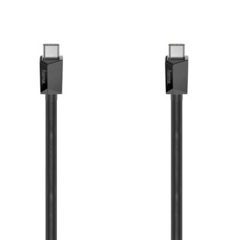 Кабел Hama 200787, от USB-C(м) към USB-C(м), 2m, 100W, черен | JAR Computers Кабел Hama 200787 от USB C м към USB C м