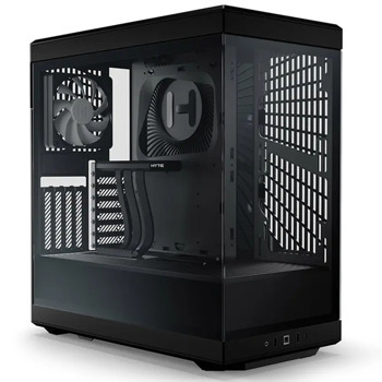 Кутия HYTE Y40 Black, ITX/mATX/ATX, 2x USB 3.0, 1x USB-C 3.2, прозорец, черна, без захранване | JAR Computers HYTE Y40 Black