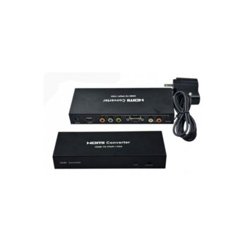 DeTech HDMI(ж) към VGA+YPBPR(ж) df18262