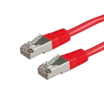 Пач кабел Roline 21.99.1321, SFTP, cat.6, 0.5m, червен | JAR Computers ROLINE 21.99.1321 S/FTP Patch Cat.6 0.5 м Червен