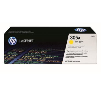 КАСЕТА ЗА HP COLOR LASER JET PRO M375NW/M451DN/M451DW/M451NW/M475DN - Yellow - P№ CE412A - заб.: 2600 брой копия | JAR Computers КАСЕТА ЗА HP COLOR LASER JET PRO M375NW/M451DN Yel