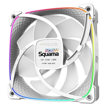 Geometric Future Squama 2503 White 3pc 1F2503W3120