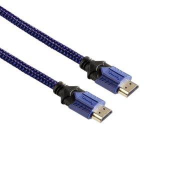 Кабел Hama High Speed HDMI(м) към HDMI(м) за PS4, Ethernet, 2.5m | JAR Computers Hama High Speed HDMI(м) към HDMI(м) for PS4
