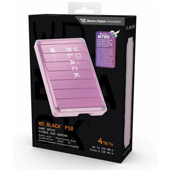 Western Digital WD_BLACK P10 Game Drive 4TB Pink