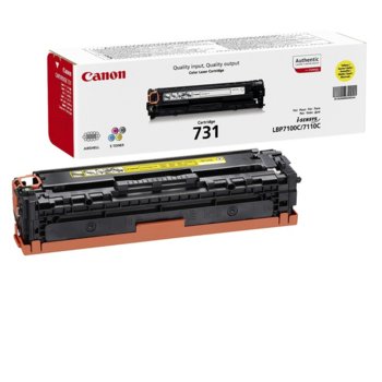 КАСЕТА ЗА CANON LBP 7100/7110/8230/8280 - Yellow - P№ CRG-731Y - CR6269B002AA - Заб.: 1500k | JAR Computers КАСЕТА ЗА CANON LBP - Yellow - P№ CRG-731Y