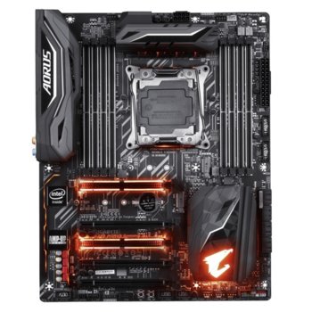 Дънна платка Gigabyte X299 AORUS Gaming 3 (rev 1.0), X299, LGA2066, DDR4, PCI-E (CF&SLi), 8x SATA 6Gb/s, 2x M.2, 1x USB Type-C, ATX | JAR Computers Gigabyte X299-AORUS GAMING 3