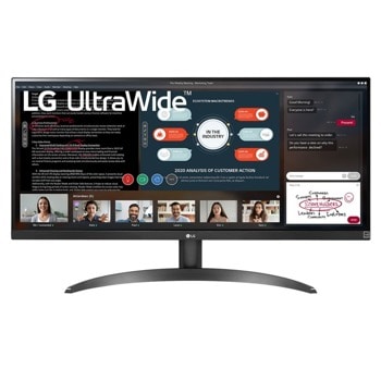 Монитор LG 29WP500-B, 29"(73.0 sm), IPS панел, 75Hz, Full HD, 5ms, 700:1, 250 cd/m², HDMI, черен image