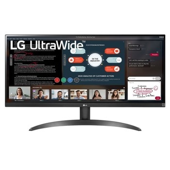 Монитор LG 29WP500-B, 29"(73.0 sm), IPS панел, 75Hz, Full HD, 5ms, 700:1, 250 cd/m², HDMI, черен | JAR Computers LG 29WP500-B
