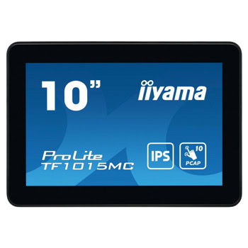 Дисплей IIYAMA TF1015MC-B3, тъч панел, 10.1" (25.65 cm), WXGA, DisplayPort, HDMI, VGA, USB, LAN | JAR Computers IIYAMA TF1015MC-B3