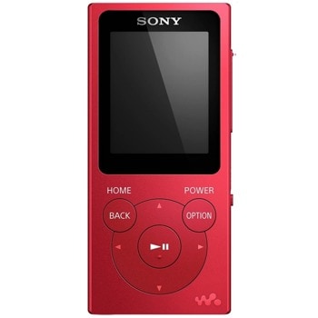MP3 плейър Sony NW-E394L, 8GB, 1.77" (4,5 cm) QQVGA дисплей, червен image