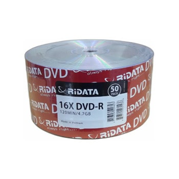 RiDATA RID004 DVD-R 4.7GB 16X 50бр