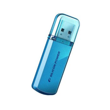 Памет 4GB USB Flash, Silicon Power Helios, синя | JAR Computers Silicon Power Helios Blue 4GB