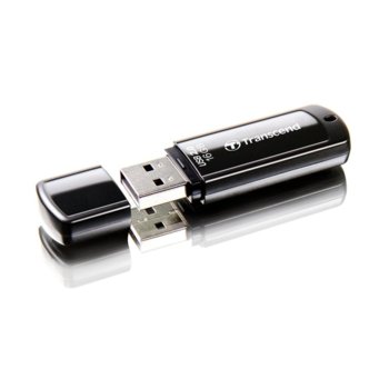 Памет 16GB USB Flash Drive, Transcend JetFlash 350, USB 2.0, черна | JAR Computers Transcend 16GB JetFlash 350