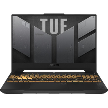 Лаптоп Asus TUF Gaming F15 FX507VV-LP250 (90NR0BV7-M00JK0)(сив), десетядрен Intel Core i7-13620H 2.4/4.9GHz, 15.6" (39.62cm) Full HD IPS 144Hz Anti-Glare дисплей & GF RTX 4060 8GB, (HDMI), 16GB DDR5, 512GB SSD NVMe, 1x Thunderbolt 4, No OS, 2.2kg | JAR Computers Asus TUF Gaming F15 FX507VV-LP250 90NR0BV7-M00JK0