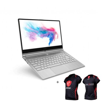 Лаптоп MSI Modern 14 A10M (9S7-14B362-898)(сив), четириядрен Comet Lake Intel Core i5-10210U 1.6/4.2 GHz, 14.0" (35.56 cm) Full HD IPS Anti-Glare Display, (HDMI), 8GB DDR4, 256GB SSD, 2x USB 3.2 Type-C, No OS | JAR Computers MSI Modern 14 A10M 9S7-14B362-898