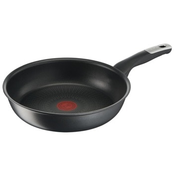 Тиган Tefal G2550472, 26 cm диаметър, незалепващо покритие, алуминий, температурен индикатор Thermo-Spot, черен | JAR Computers Tefal G2550472