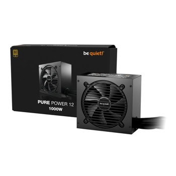 Захранване be quiet! Pure Power 12, 1000W, Active PFC, 80 Plus Gold, 120mm вентилатор | JAR Computers be quiet! Pure Power 12 1000W BP005EU