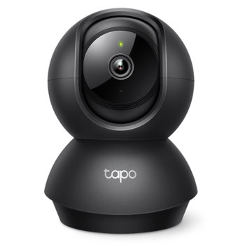 IP камера TP-Link Tapo C201, куполна Pan/Tilt камера, 1920x1080@30fps, 4mm обектив, H.264, IR осветеност (до 11m), Wi-Fi, microSD слот до 512GB, микрофон и говорител | JAR Computers TP-Link Tapo C201
