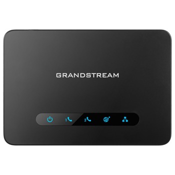 VoIP телефонен адаптер Grandstream HT812, 2x SIP accounts, 2x 10/100/1000Mbps RJ-45, 2 FXS(RJ-11) | JAR Computers Grandstream HT812