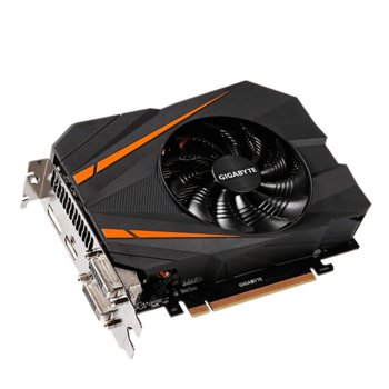 Видео карта GF GTX 1070 Mini ITX OC, 8GB, Gigabyte GV-N1070IXOC-8GD, PCI-E 3.0, GDDR5, 256 bit, Display Port, HDMI, DVI | JAR Computers Gigabyte GV-N1070IXOC-8GD