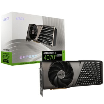 Видео карта Nvidia GF RTX 4070 Ti, 16GB, MSI Expert, PCI-E 4.0, GDDR6X, 256-bit, DisplayPort, HDMI | JAR Computers MSI GeForce RTX 4070 Ti SUPER EXPERT 912-V513-689