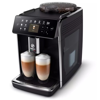 Кафеавтомат Saeco SM6480/00, 1500W, 15 bar, технология LattePerfetto, автоматично изплакване и направлявано декалциране, черна | JAR Computers Saeco SM6480/00