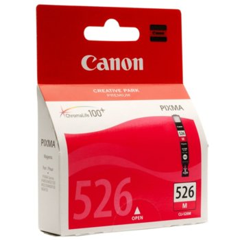 Касета CANON PIXMA iP 4850/MG5150/5250/6150/8150 - Magenta ink tank - P№ 4542B001 /CLI-526M - заб.: 9ml. | JAR Computers Касета CANON PIXMA iP 4850/MG5150/5250/6150/8150
