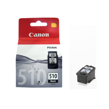 Касета CANON PIXMA MP240/ MP260/ MP480 - Black ink cartridge - PG-510 - P№BS2970B001AA - заб.: 9ml. | JAR Computers Касета CANON PIXMA MP240/ MP260/ MP480 - Black