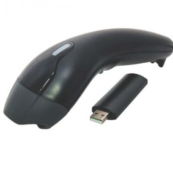 Баркод скенер BIRCH BZ-R15BU, лазерен, USB HID донгъл, черен image
