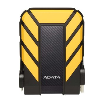Твърд диск 1TB A-Data HD710P(жълт), външен, 2.5" (6.35 см), USB 3.1 | JAR Computers ADATA HD710P 1TB YELLOW