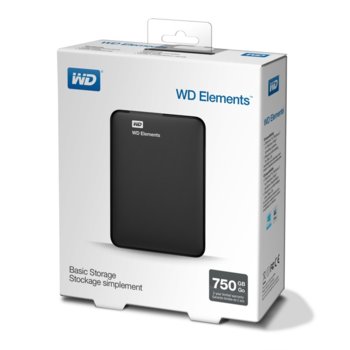 750 GB WD Elements USB 3.0 WDBUZG0010BBK
