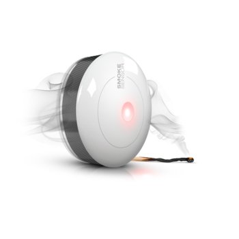 Датчик за дим Fibaro Smoke Sensor, температурен датчик, Z-Wave стандарт, настройка на чувствителност, външен/вътрешен обхват 50/30м | JAR Computers Fibaro Smoke Sensor