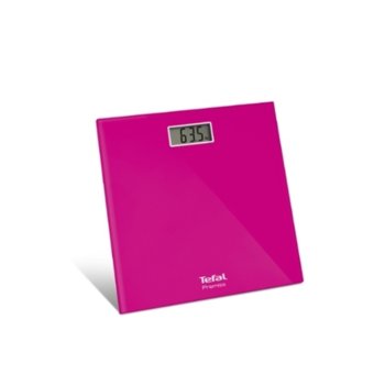 Цифров кантар Tefal PP1063V0, капацитет 150 кг., LCD дисплей, розов | JAR Computers Tefal PP1063V0 Pink