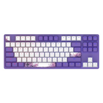 Клавиатура Dark Project 87 Violet Horizons RGB TKL, механична, linear суичове, гейминг, лилава, USB | JAR Computers Клавиатура Dark Project 87 Violet Horizons RGB TKL