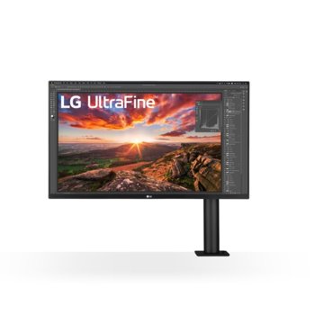 Монитор LG 32UN880-B, 31.5" (80.01 cm) IPS панел, 4K/UHD, 5ms, 1000:1, 350 cd/m2, DisplayPort, HDMI image