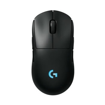Мишка Logitech Pro 2 Lightspeed (910-007296), оптична (44 000 dpi), безжична, USB, черна, гейминг, 8 бутона, 8000 Polling rate | JAR Computers Logitech Pro 2 Lightspeed Black 910-007296